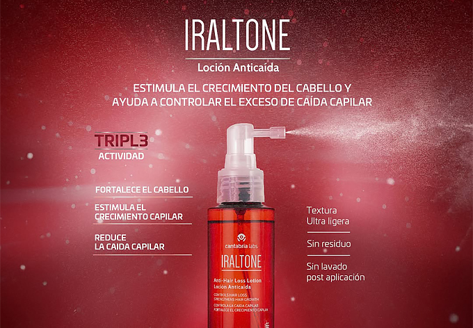 iraltone loción anti caida iraltone anticaida cabello loción