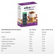 Miniatura - ELBIA BATIDO PROTEICO CAPUCCINO (7 SOBRES x 24G)