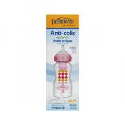 Miniatura - DR. BROWN´S BIBERON ANTI-COLIC OPTIONS+ KIT DE TRANSICION SYPPY ROSA  (270ml)