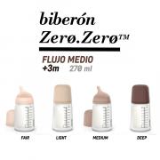 Miniatura - SUAVINEX BIBERÓN ZERO.ZERO FLUJO A +0M COLOR DEEP (180ML)