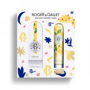 Miniatura - ROGER&GALLET COFRE CEDRAT Agua Fesca Perfumada Bienestar (30ml) + CREMA MANOS (30ML) REGALO!		