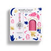 Miniatura - ROGER&GALLET COFRE ROSE AGUA FRESCA PERFUMADA (100ml) + VELA (75g) DE REGALO !