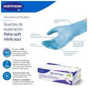 Miniatura - HARTMANN GUANTES DE NITRILO AZUL T.M (150 UNIDADES)