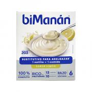 Miniatura - BIMANAN NATILLA SUSTITUTIVA  SABOR LIMON (6 sobres) 