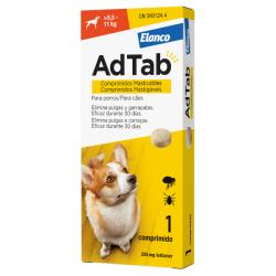 ADTAB 112MG ANTIPARASITARIO PERROS 5,5KG -11KG (1 COMP.MASTICABLE)
