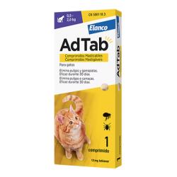 ADTAB 12MG ANTIPARASITARIO GATOS 0,5-2KG (1 COMP.MASTICABLE)
