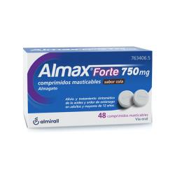 ALMAX FORTE 750MG SABOR COLA (48 COMP.MASTICABLES)