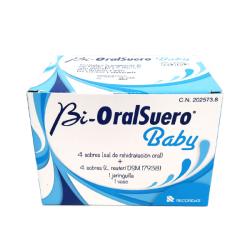 BI ORAL SUERO BABY ( 8 SOBRES + VASO DOSIFICADOR + JERINGUILLA)  