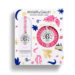 COFRE XMAS ROSE AGUA FRESCA  PERFUMADA (30ML) + JABÓN PERFUMADO (100G) REGALO!