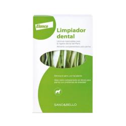 ELANCO LIMPIADOR DENTAL SANO&BELLO LÁMINAS MASTICABLES PERRO (140G)