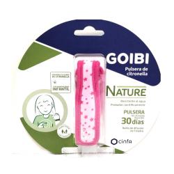 GOIBI PULSERA DE CITRONELLA NATURE (PULSERA ROSA)