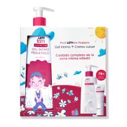 LETIFEM PACK GEL INTIMO PEDIATRICO (250ml) + CREMA VULVAR PEDIATRICA (30ml)