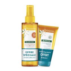 PACK POLYSIANES ACEITE SECO SOLAR BIO CUERPO Y PELO MONOÏ SPF30 (200ML) + CHAMPU DUCHA DESPUES DEL SOL (75ML)