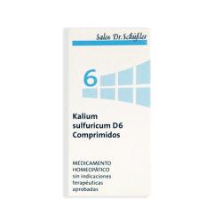 Sal Schussler Nº6 Kalium sulfuricum (80comp) - La Sal de la Inflamación Crónica