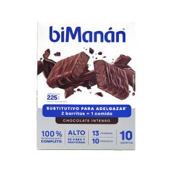 SUSTITUTIVO Barritas Chocolate Intenso (10 BARRITAS)