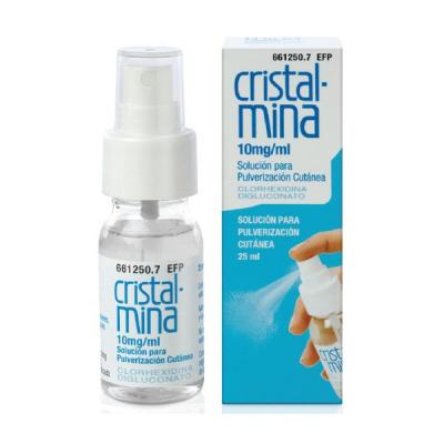 Cristalmina 10 mg/ml Solución para Pulverización Cutánea 25 ml