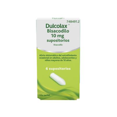 Comprar BOEHRINGER INGELHEIM DULCOLAX BISACODILO 10mg antes DULCOLAXO 6 supositorios a precio online