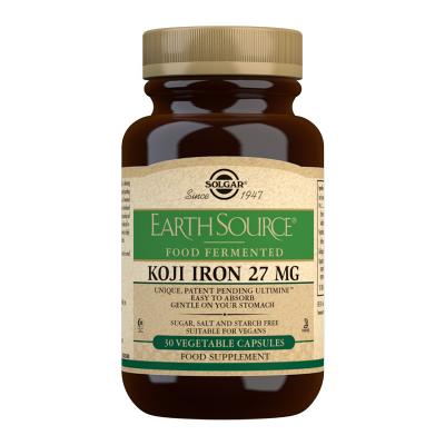 EARTH SOURCE KOJI IRON 27MG (30 Cápsulas vegetales liberación lenta)