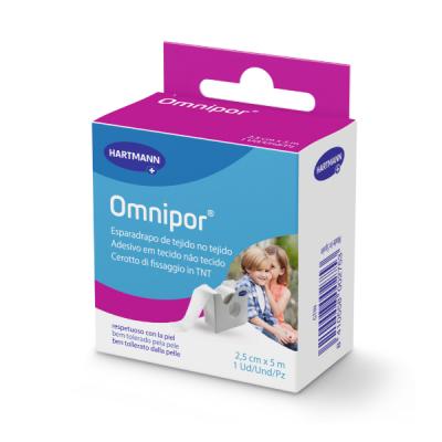 ESPARADRAPO HIPOALERGICO OMNIPOR DE PAPEL (1unidad)  