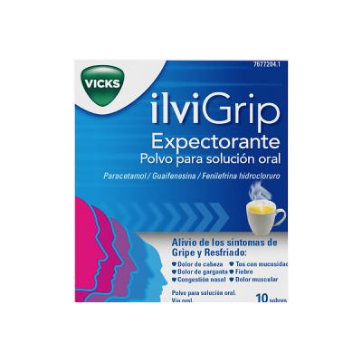 ILVIGRIP EXPECTORANTE SOLUCION ORAL (10 sobres)