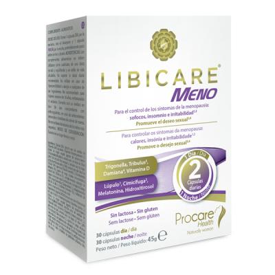 Libicare® MENO 100% NATURAL (30 CAPS. DIA+ 30CAPS. NOCHE)