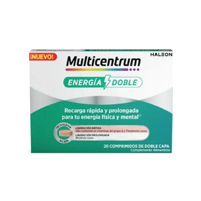 MULTICENTRUM ENERGIA DOBLE (20 COMPRIMIDOS)