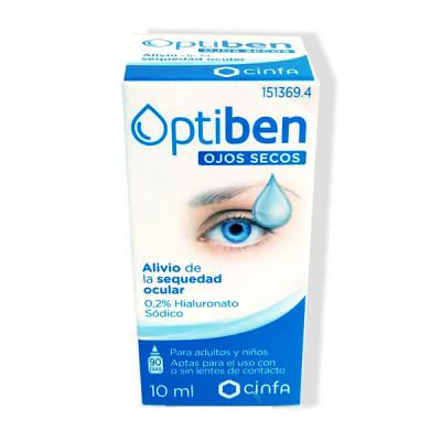 Comprar Optiben Ojos Secos Colirio 10ml a precio de oferta