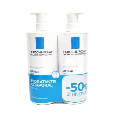 PACK DUPLO LIPIKAR LECHE HIDRATANTE CORPORAL (2 UNIDADES x 750ML)