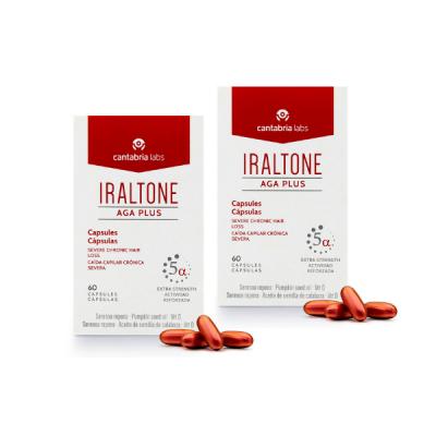 PACK IRALTONE AGA PLUS DUPLO (60 CAPS x 2 UNIDADES)