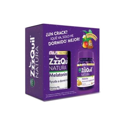 ZZZQUIL NATURA SABOR MANGO & PLÁTANO (90 GUMMIES)