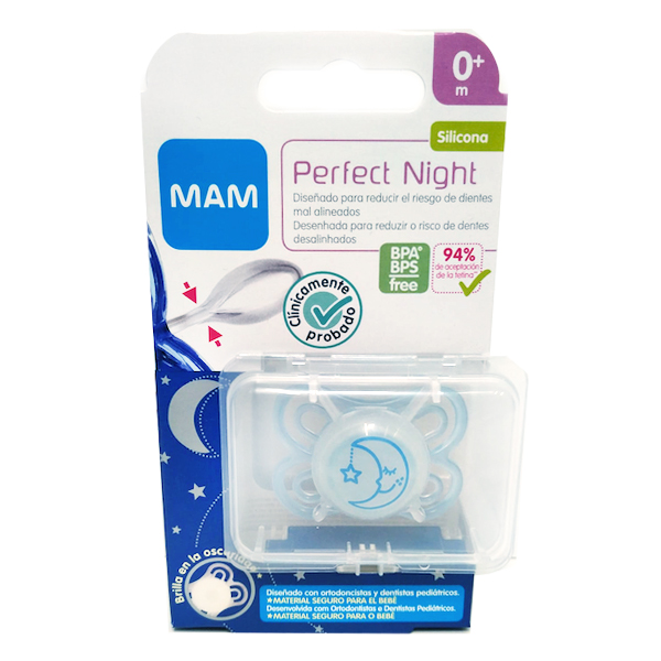 MAM Perfect - Chupete para bebé, pezón patentado, desarrollado con  dentistas pediátricos y ortodoncistas, unisex, 0-3 (paquete de 2)