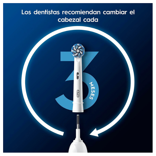 Oral B Recambio Cabezal Cepillo Eléctrico Sensitive Clean 3 Uds
