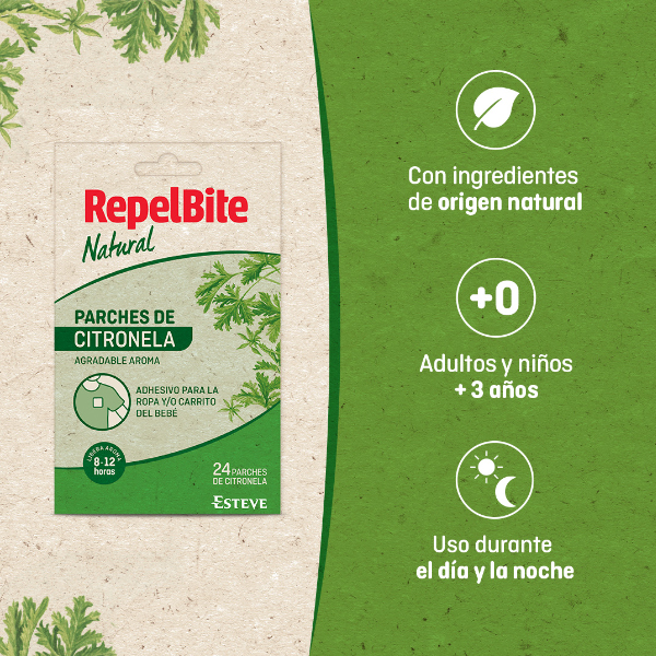 RepelBite Parches Antimosquitos