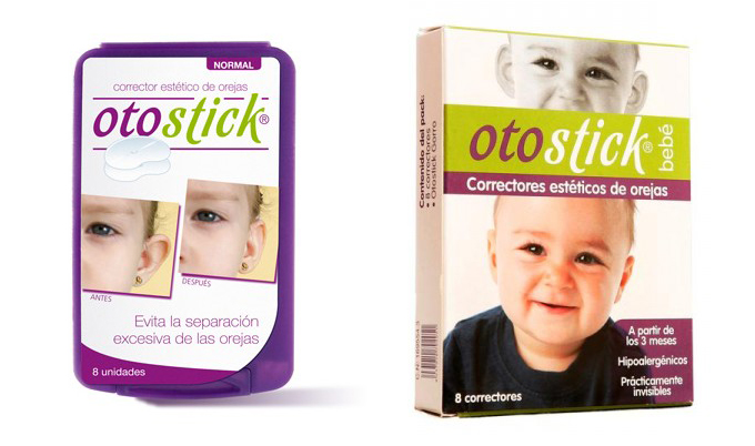 Otostick: prótesis silicona para orejas. Invisible y apto niños.
