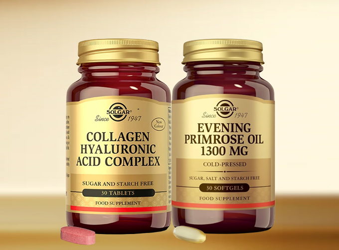 Pack Belleza y Menopausia Solgar Pack Belleza y Menopausia Solgar con colágeno y aceite de onagra para la piel